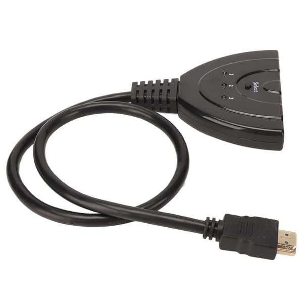 3-ports HD Multimedia Interface Switcher 3 ind 1 ud 3D 1080p HD Multimedia Interface Splitter til HDTV DVD til PS3 til PS4