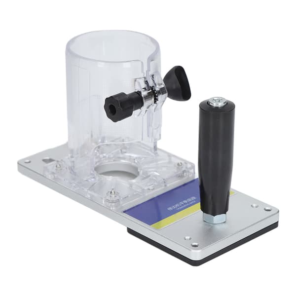Professionel Træbearbejdningsfræserbase Transparent Plast Standard 6,5 cm Dia