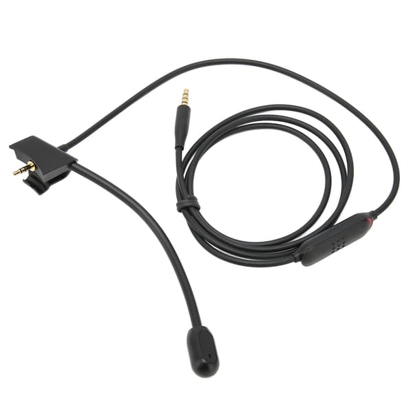 Mikrofon brusreduceringskabel med tystnadskontroll för QC35 II Gaming Headset