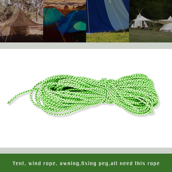 20m Utomhus Camping Tält Markis Reflekterande Lina Rep Guy Line Cord Paracord