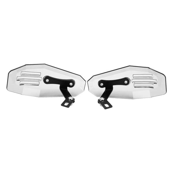 2PCS Motorcykel Handskydd Skyddande Universal Polykarbonat Motorcykeltillbehör Transparent