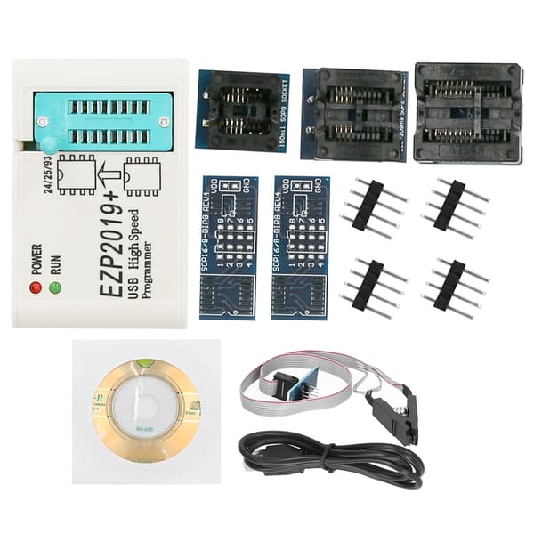 EZP2019 Høyhastighetsprogrammeringsmodul 7 Socket Elektronisk komponent for Windows XP