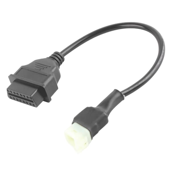 OBD2 4-pinners diagnostisk adapterkabel motorsykkel feildeteksjonsdeler