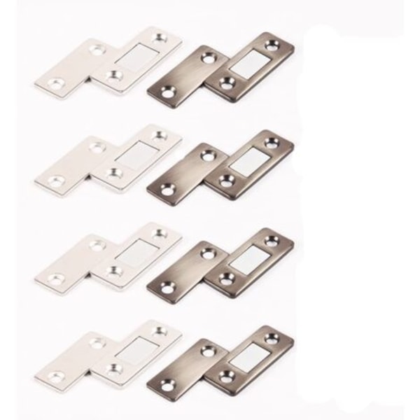 Starka magneter 8 set magnetiska dörrstängare (silver och brons) Lämplig för dörrar Fönster Skåp Lådor Etc Magnet，Fonepro