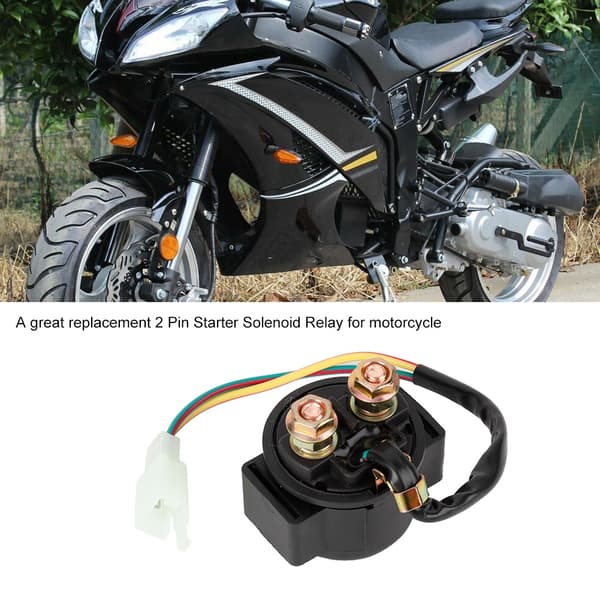 2-benet startrelæ solenoid passer til Honda ATV 50cc 125cc 150cc 250cc