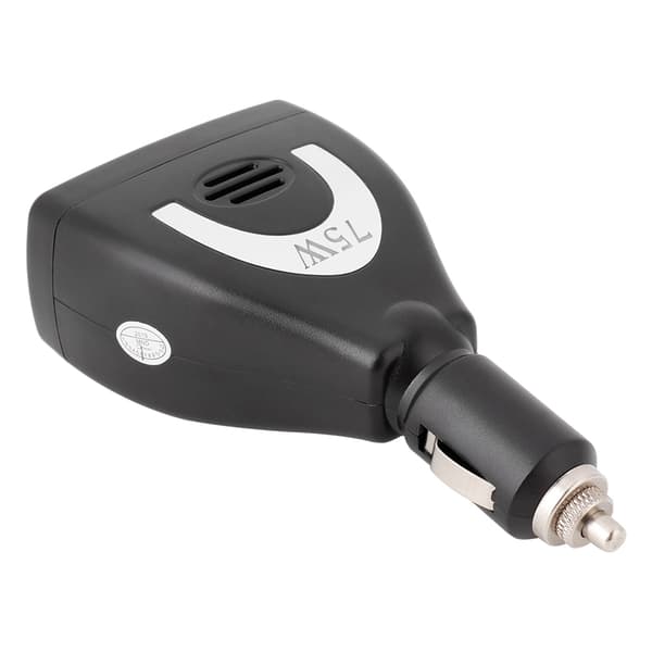 75W DC 12V til AC 220V Bil Power Inverter USB Oplader Adapter