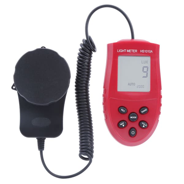 HS1010A Digitalt Lysmeter Høj Nøjagtighed Bærbart Luxmeter Auto Range Fotometer