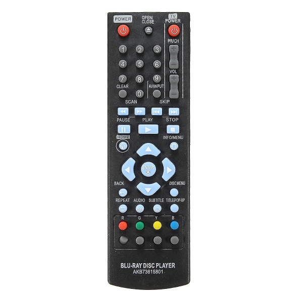 ersättning Akb73615801 Fjärrkontroll För LG Blu-ray Disc