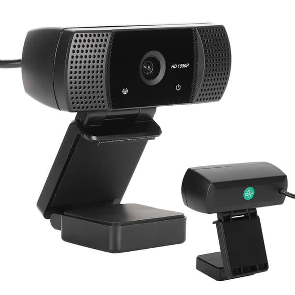 USB Webcam HD Indbygget Mikrofon Desktop Videokonference 1080P Digitalkamera Sort