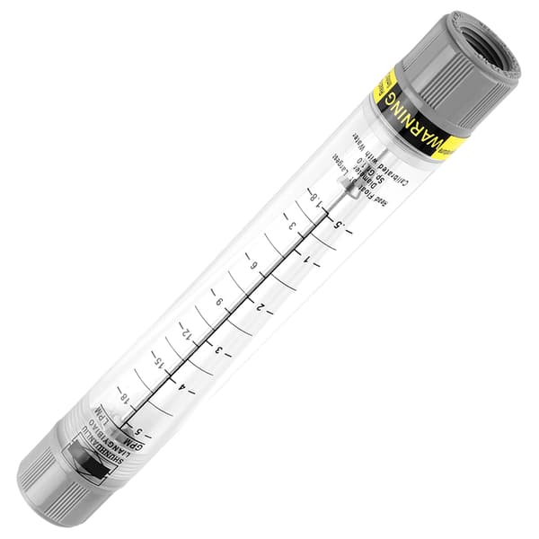 Inline Flow Meter til Væskerør 0.5-5 GPM 1.8-18 LPM