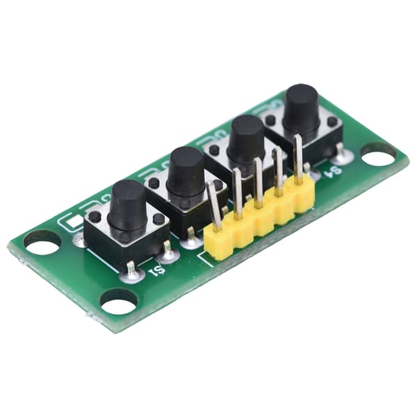 4-tasters uafhængig knap switch modul elektronisk eksperiment tastatur