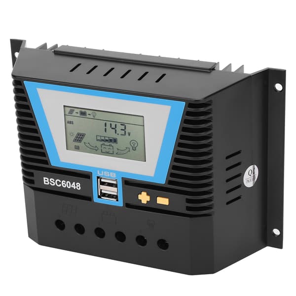 BSC6048 Solcelleladerkontroller 60A 12V 24V 36V 48V Multifunksjonell for forskjellige batterier