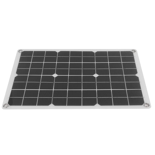 50W Foldbart Monokrystallinsk Solpanel Dobbelt USB-oplader til Bil RV Yacht Udendørs Opladning