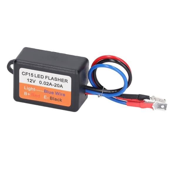 LED Blinklysrelé - 12V Strobe Controller Bil Blinklysmodul