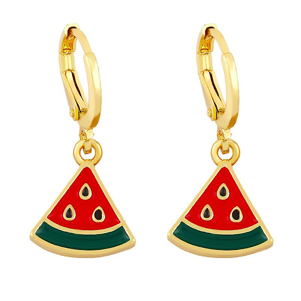 Örhängen Vintage Zircon Frukt Modesmycken Ac8998 Pineapple