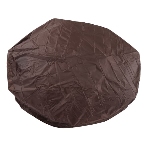 Utemöbler Dammskydd Badkarsskydd 190 Silver Polyester Taft Badtunna Vattentätt Lock 210x30cm Kaffe