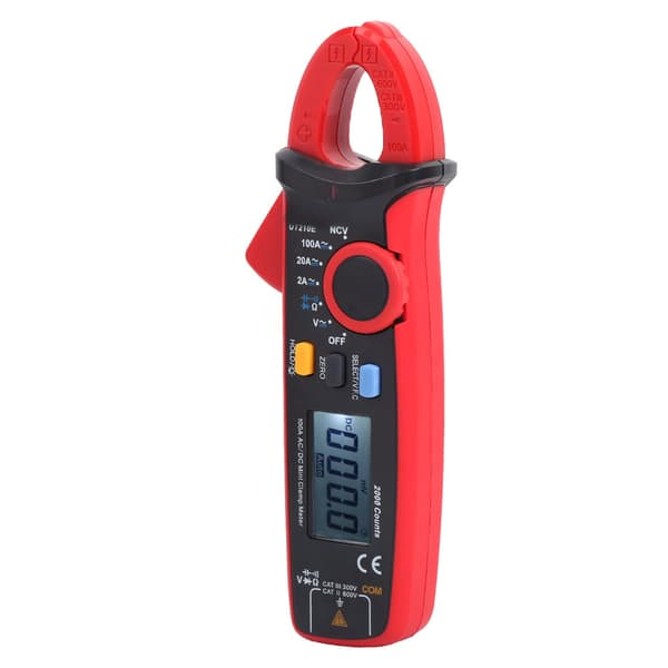 UT210E Handhållen Digital Clamp Meter Multimeter Spänningsströmtestare med VFC-funktion