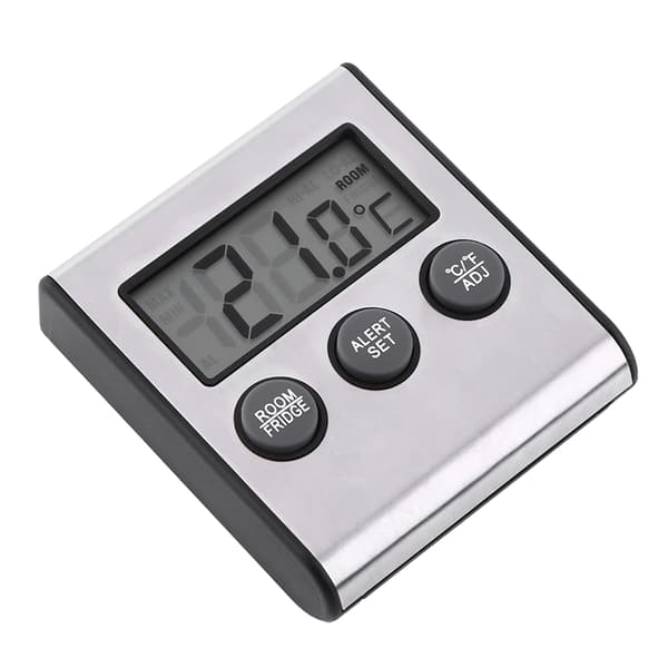 Digital LCD Kyl Frystermometer Magnetisk Ställ