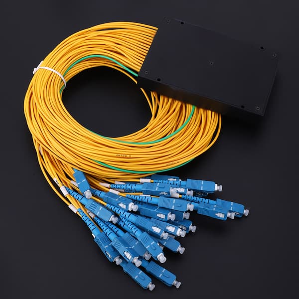 Singelmodus fiberoptisk splitter 1x32 PLC Splitter Modul SC UPC Grensesnitt