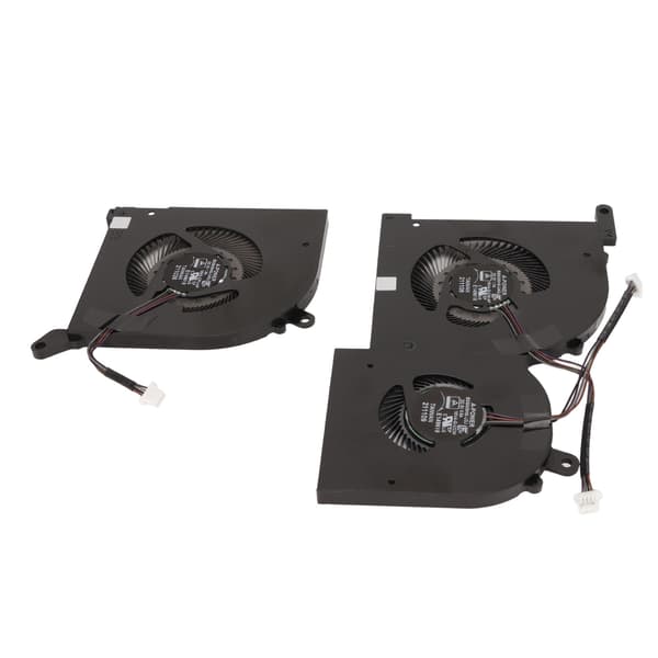 MSI GS66 Laptop Køleventilator 4-Pin Stik Aluminium Legering Nem Installation til 10SD 10SGS 10SFS 10SF 10SE CPU GPU Ventilator