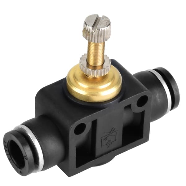 T Form Pneumatisk Regleringsventil 4mm 6mm 8mm Rör Luftflödeskontroll