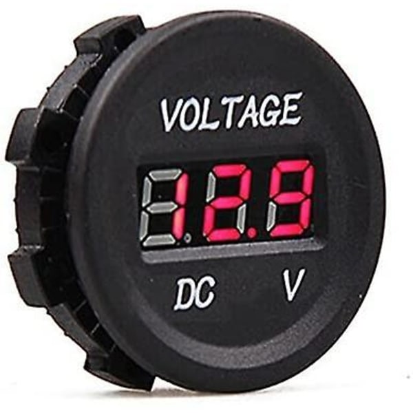Digital display modifierad voltmeter 5-48V, rött ljus