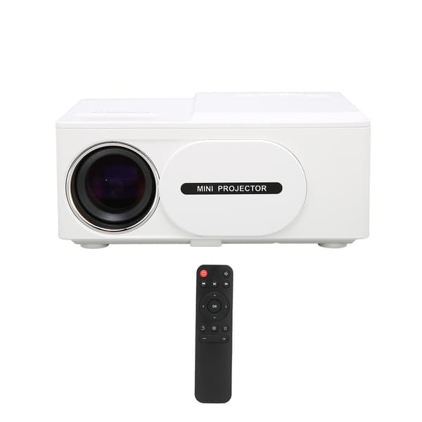 1080P Full HD Mini Multimedieprojektor Multifunksjonell Multikompatibel 110 til 240V EU-plugg