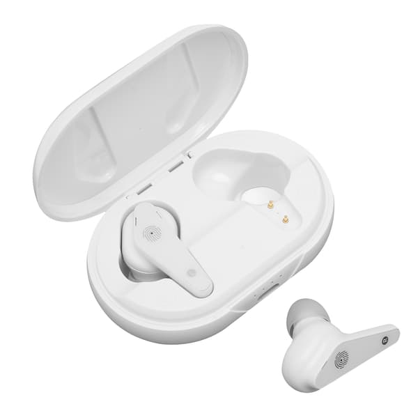 Trådlöst Bluetooth 5.0 Headset med Laddningsfodral Dubbla Samtal Hörlurar