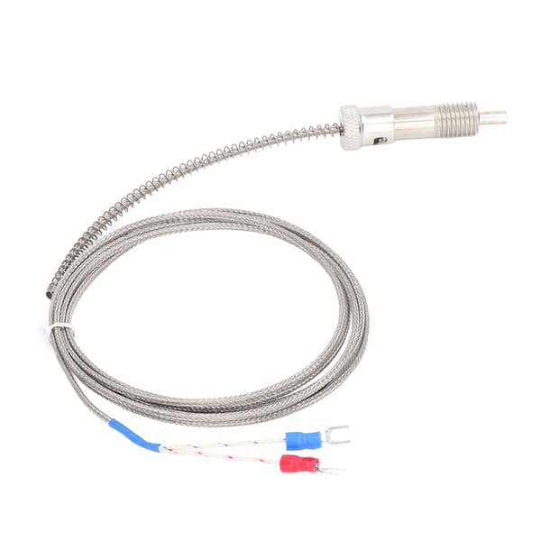 K-typ Termoelement Temperatursensor 0-400C M12 Gänga Kompressionsfjäder 4m 13.12ft
