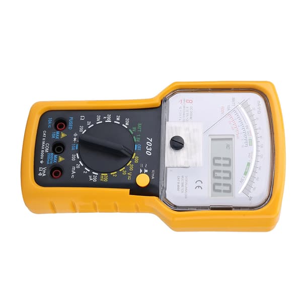 KT7030 Högkänslig Högprecisions Analog Digital Dubbel Display Multimeter