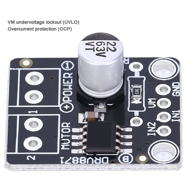 DRV8871 H-bro DC-motor driverkort 3.6A PWM-kontroll drivmodul