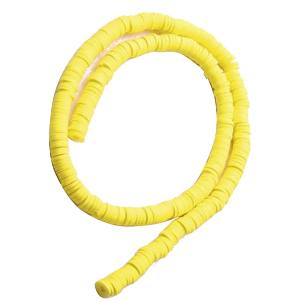 Gule Polymer Ler Skiveperler til DIY Smykker: Perfekt til Halskæder, Armbånd og Øreringe.
