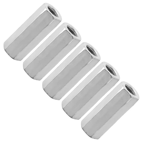 5 KPL Pitkä Kuusiomutteri M12x50 Kierteitetty Kiinnike