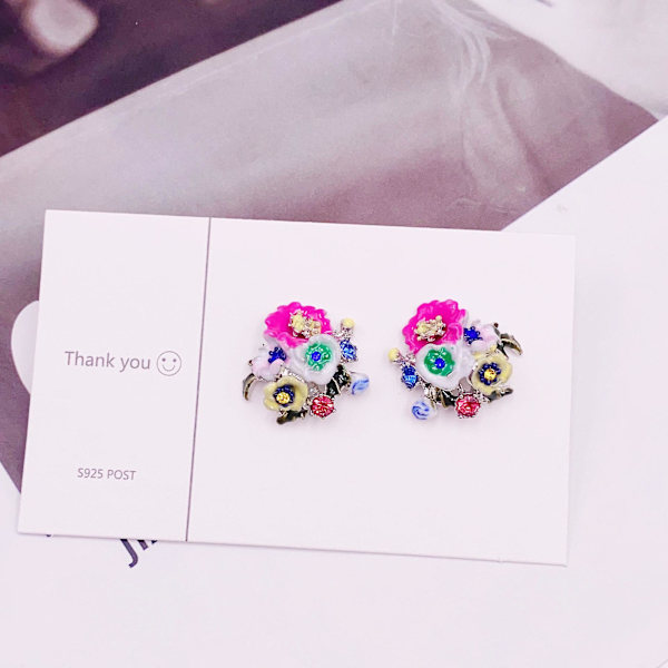 Ørering Flower Studsummer Outfit Piger&#39; Modesmykker Ac3552 A49