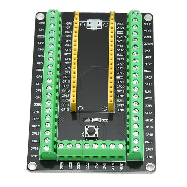 Laajennuslevy Raspberry Pi Pico -kehityslevolle, GPIO-liitäntälohkon irrotuslevy