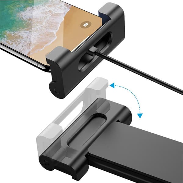 Universal biltelefonholder justerbar fleksibel tabletmontering foldbar nakkestøtte