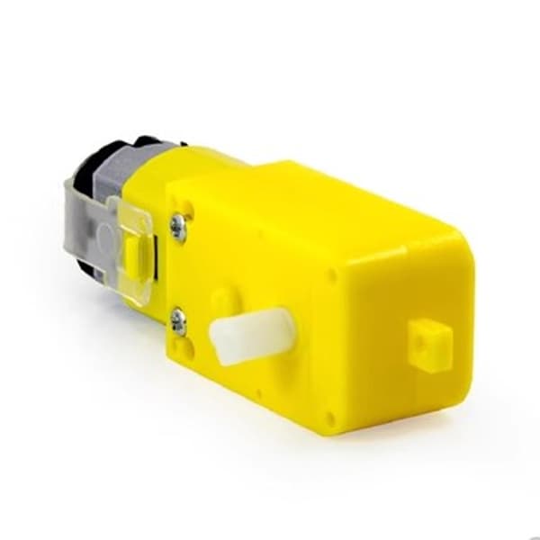 Dual Shaft DC Gear Motor Anti-Interference Elektrisk Reduktionsmotor til 4WD Bil Robot DC 3V til 6V
