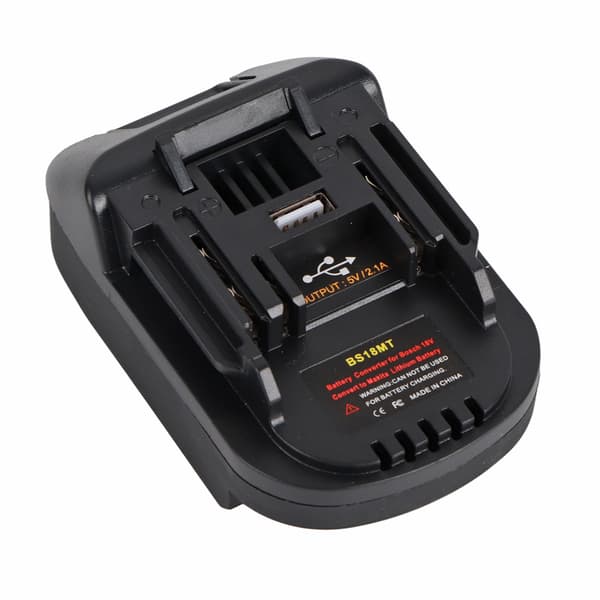 Bosch 18V BS18MT Litium Batteriadapter Konverter Industritilbehør