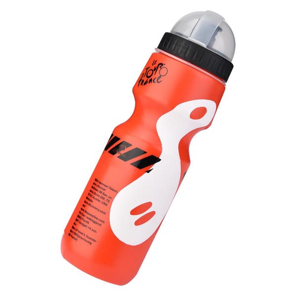 650 ml Röd Vattenflaska med Cykelhållare för Mountainbikes