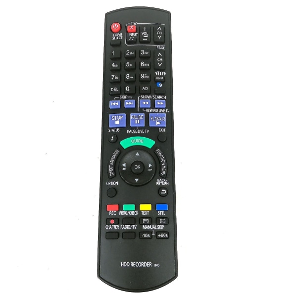 ersättning N2qayb000618 För Panasonic Dvd HDD-inspelare Fjärrkontroll N2qayb000615 Dmr-hw100 Dmr-hw