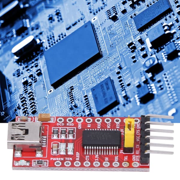 FT232RL USB 2.0 til TTL Seriell Konverter Modul 3.3V 5V Mini Adapter