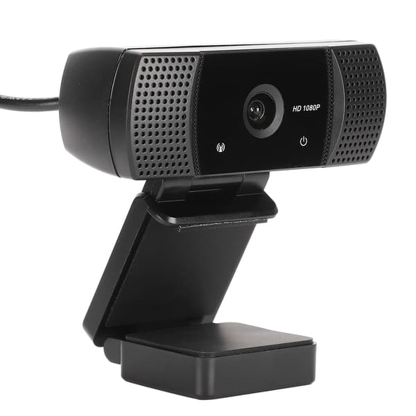 USB Webcam HD Indbygget Mikrofon Desktop Videokonference 1080P Digitalkamera Sort