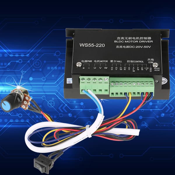 48V 500W CNC Børsteløs Spindel Motor Controller