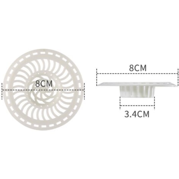 Set med 2 diskbänksfilter, plastavloppsfilter, köksbadrumsfilter，