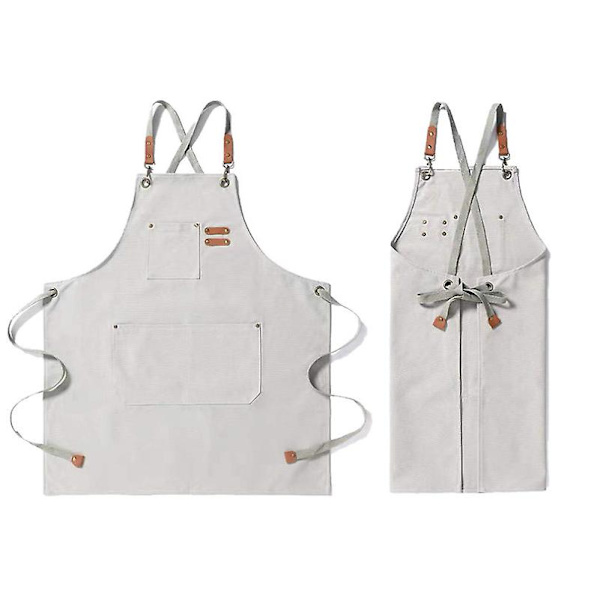 Canvasförkläde (off-white)
