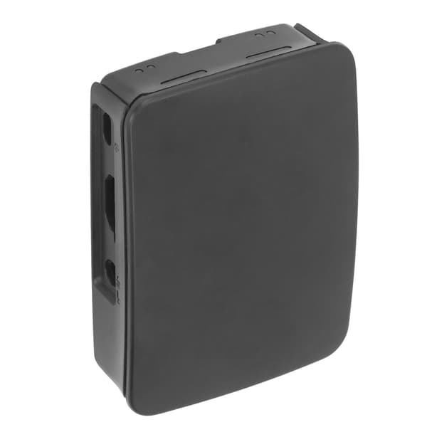 ABS Mikrodator-kapsling för Raspberry Pi 3 B+ Svart med Åtkomst till Alla Portar