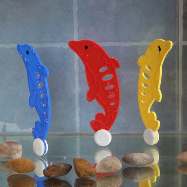 3D Undervattensdelfinleksak Sommarpool Strand Simning Barn Vattenlek Leksak