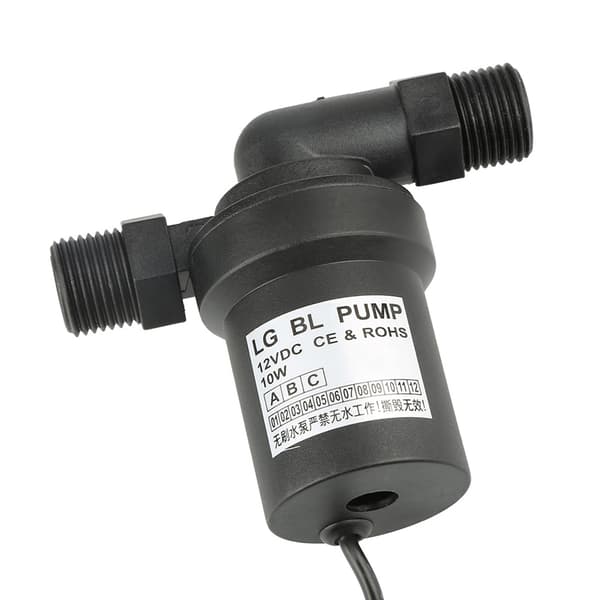 12V 10W DC Borstlös Solar Högtemperatur Vattenpump Cirkulationspump