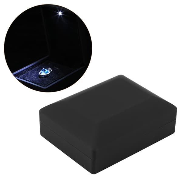LED Hundhalsband Bröllopssmycken Displayfodral Presentförvaringslåda