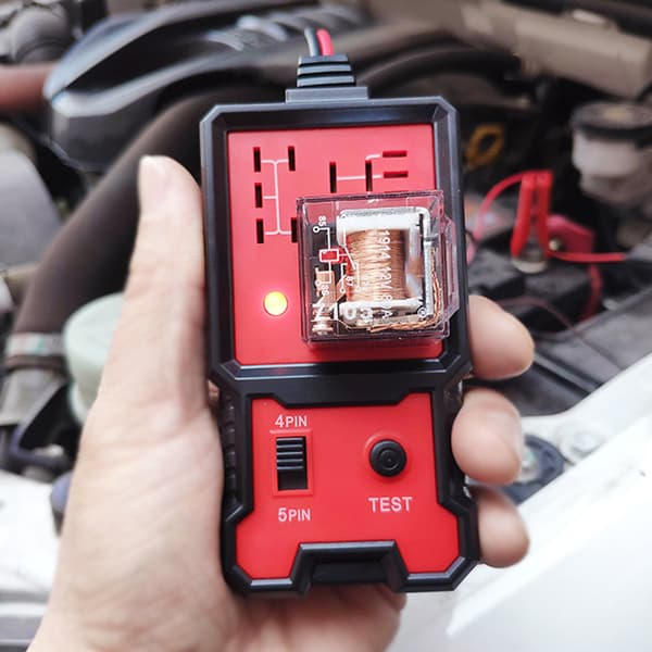 12V Elektronisk Relæ Tester Professionel Bilbatteri Checker Auto Diagnostisk Værktøj